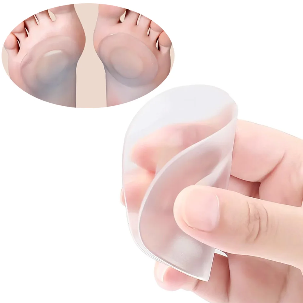 

1 пара силиконовых подушечек для передней части стопы, противоскользящие стельки для обуви, женские подушечки для ухода за ногами, обезболивающие вставки, нескользящие подушечки для обуви, противоизносные