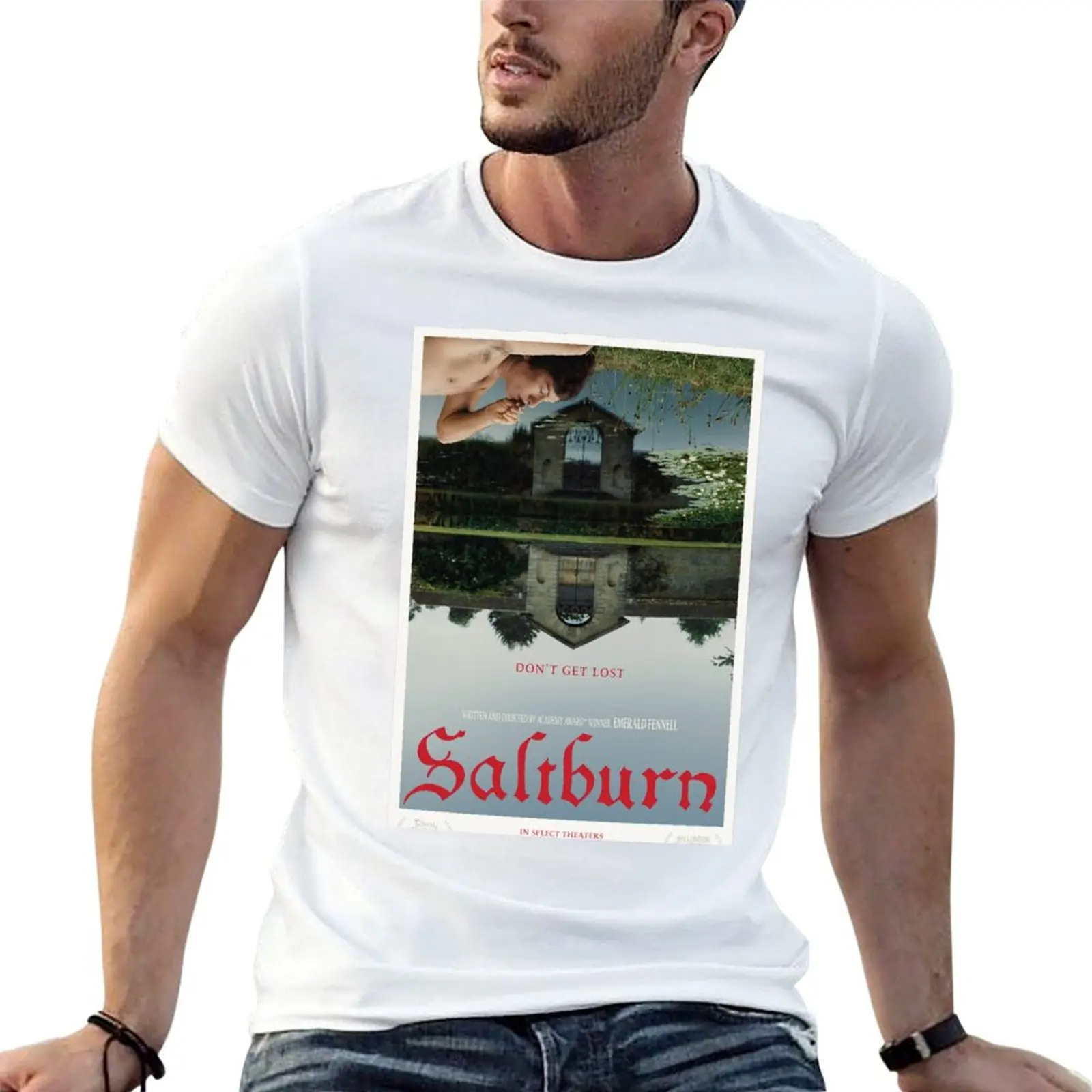 

Saltburn Film Movie Poster T-Shirt t shirt man cotton cotton t shirt man funny t shirts cotton T-shirt