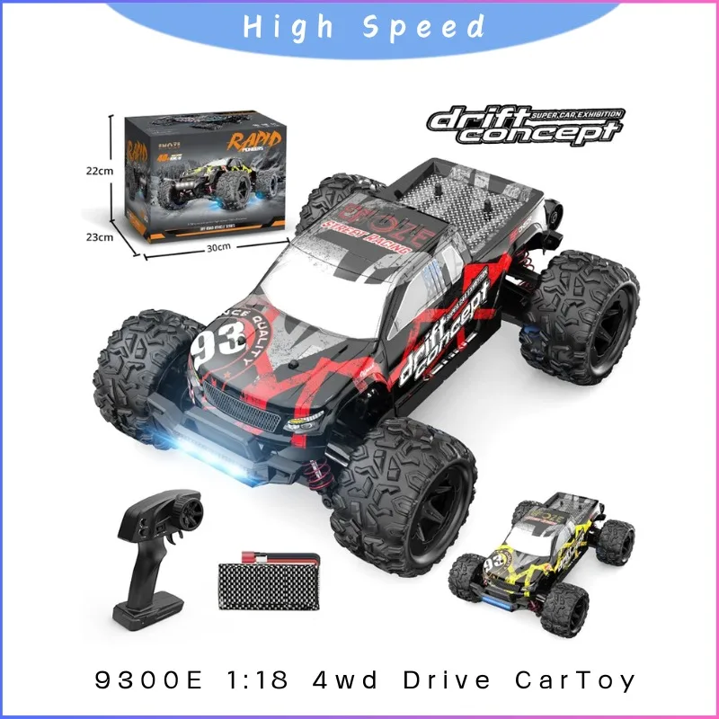 

Внедорожный пикап в масштабе 1:18, высокоскоростной радиоуправляемый грузовик 4WD для скалолазания и вездеходных гонок, пульт дистанционного управления 2,4G