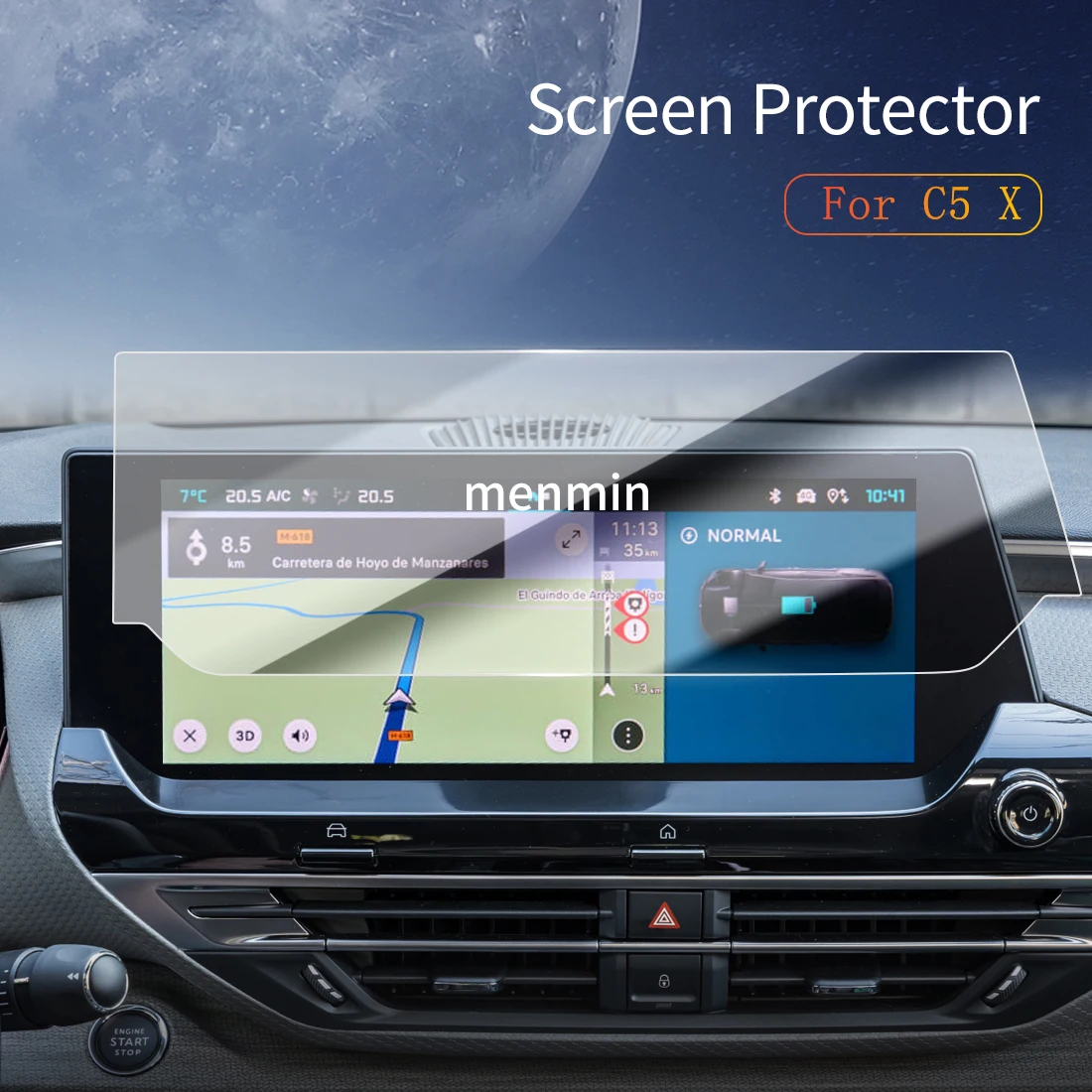 

Car Stickers Dash Carplay Mirror Screen Protector Display Tempered Glass Protective Film Vehicle For24 east wind CX-5