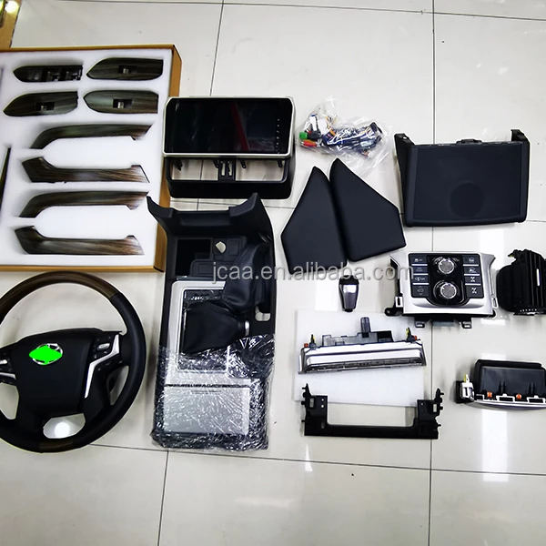 

2010-2017 Upgrade to 2018 of Car Interior Console Kit for Toyota Land Cruiser Prado LC150 Interior Upgrade Kit Interior Makeover