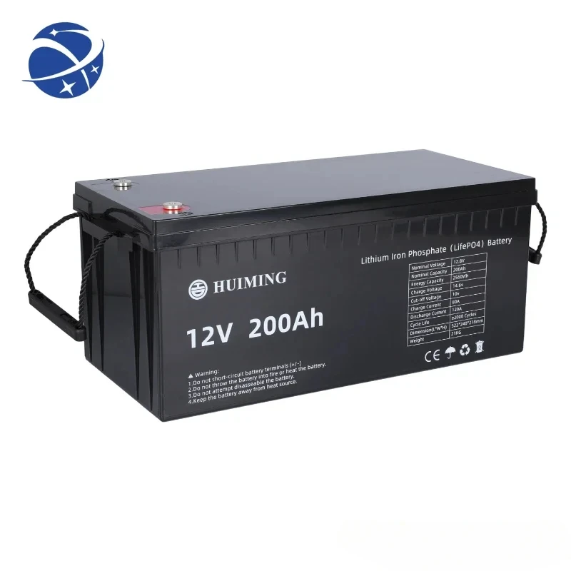 

YYHC Battery Lithium 12V 100Ah 150Ah 200Ah Deep Cycle Lithium Ion Battery Pack 12V 200Ah Lifepo4 Battery