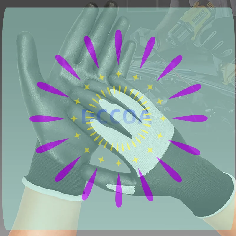 Voltage 400V/500V Rubber Touch Screen Ultrathin Electrician Insulating Gloves Withstanding Insulation Glove Industrial