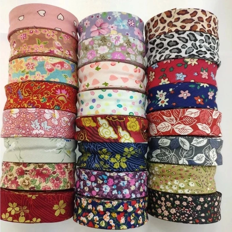 Single Fold Cotton bias tape, 25mm(1 \