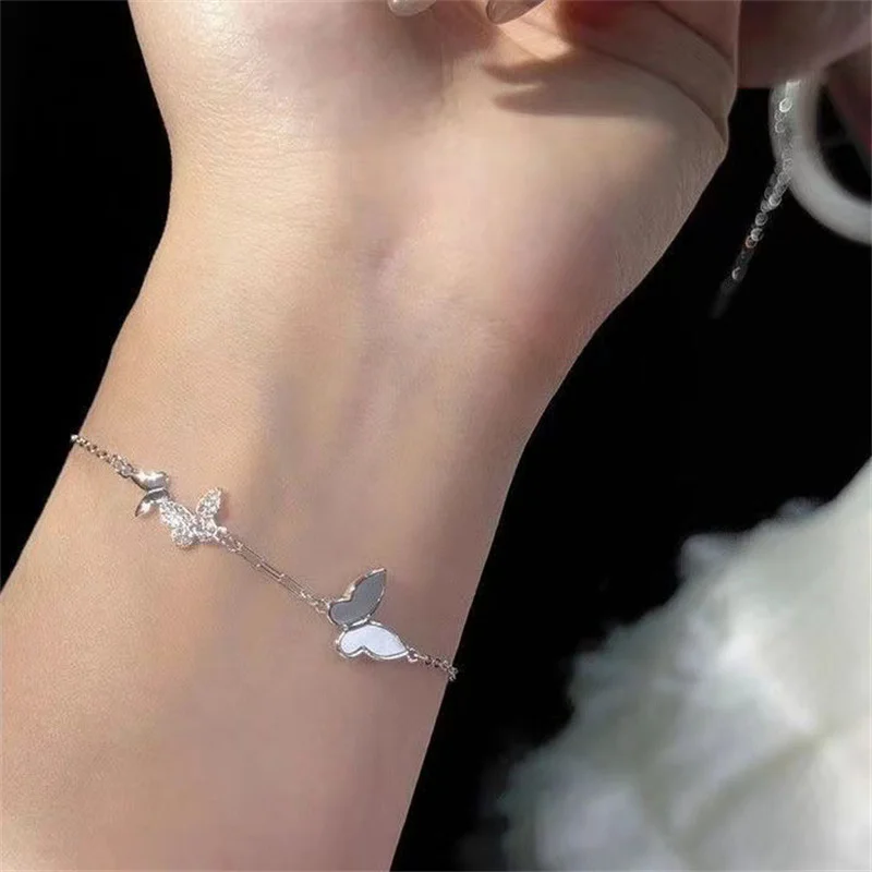 Mode Licht Luxus Exquisite Schmetterling Armband Für Frauen Mädchen Elegante Nette Süße Armband Edlen Schmuck Zubehör Geschenke