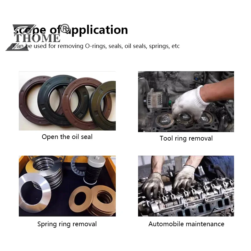 6PCS Pick Hook Set Durable Extra Long O-Ring And Seal Remover Craft Hobby Tool Color Randomly Bearing Puller Tool Tools Tools