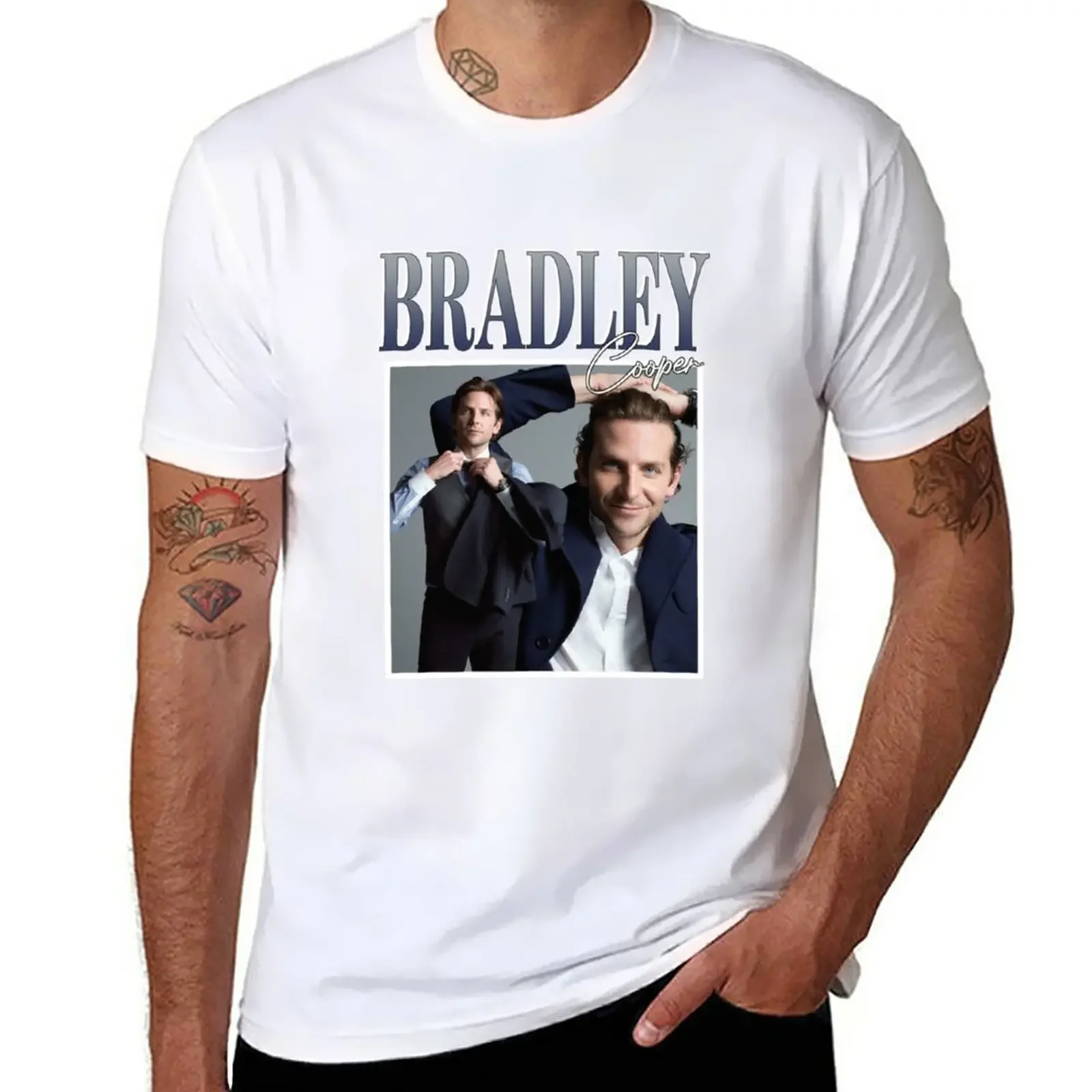 New Bradley Cooper Classic T T-Shirt customs korean fashion funny t shirts for men