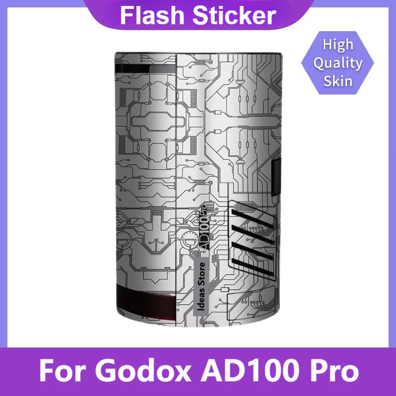 For Godox AD100Pro Decal Skin Vinyl Wrap Film Strobe Light Pocket Flash Protective Sticker Protector Coat AD100 Pro