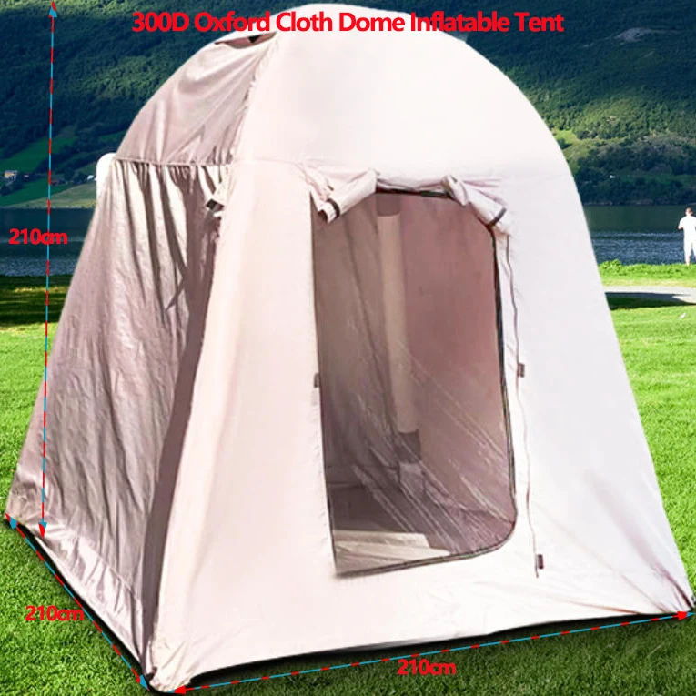 

Новая прочная надувная палатка-купол из ткани Оксфорд 300D, 210 x 210 см, для кемпинга, быстросборный шатер-тент