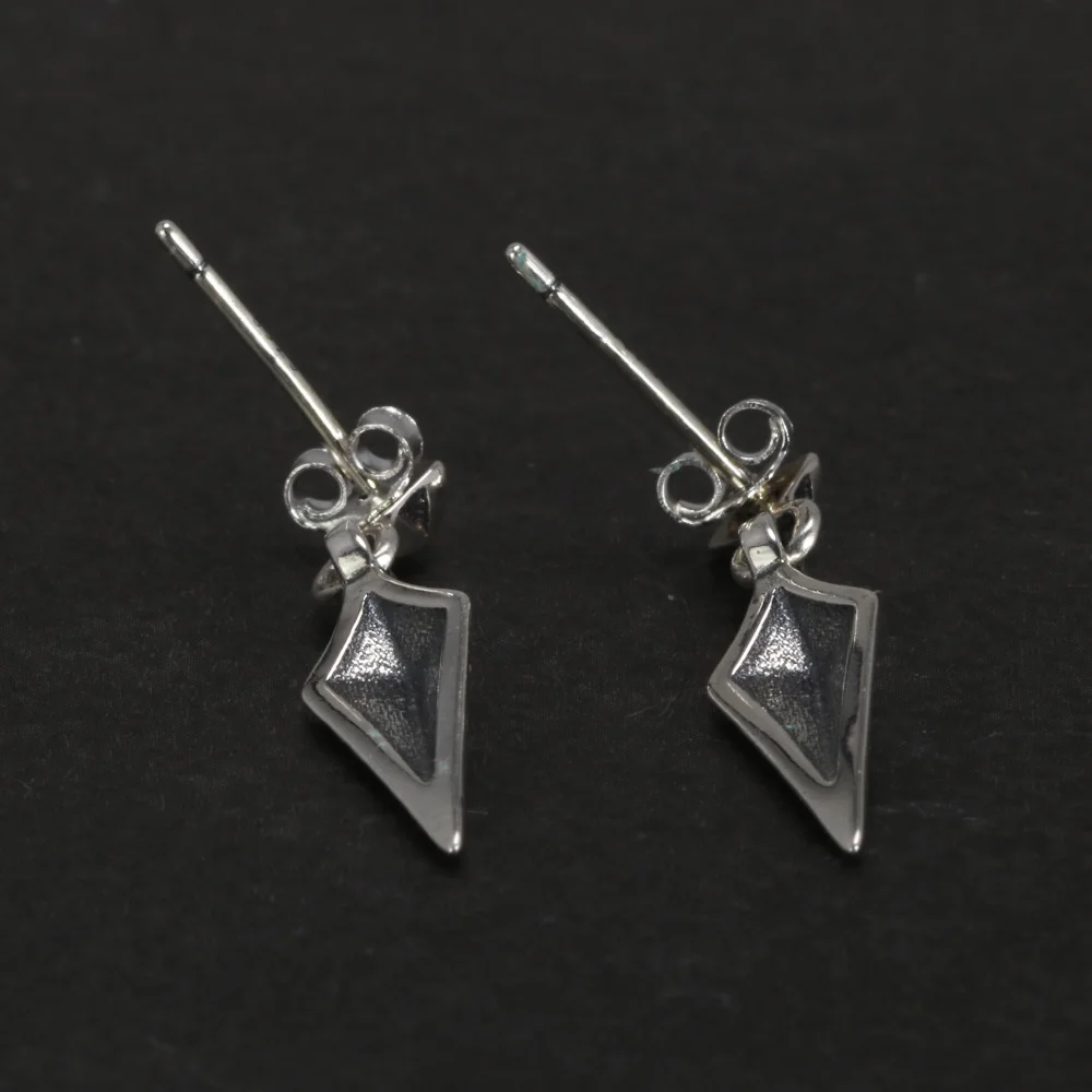 Oryginalne kolczyki sztyfty S925 Retro Sterling Silver Indian Arrow dla mężczyzn i kobiet Biżuteria Hip Hop Prosta