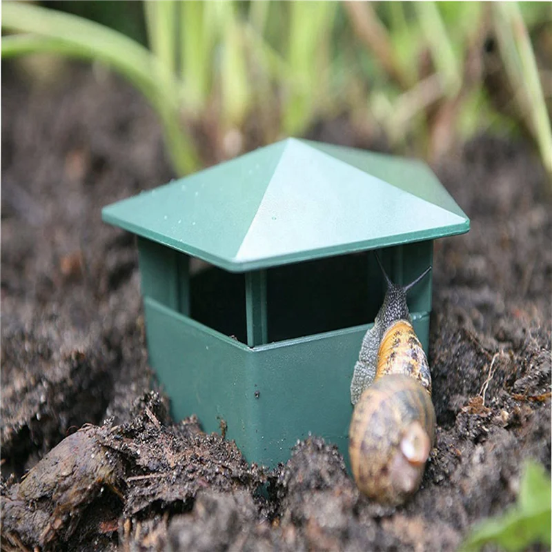 

ABMS-20Pcs Reusable Bait Snail Traps Garden Pest Catch Trap Safe Gardening Slugs Snails Catcher Eco-Friendly Snail Cages