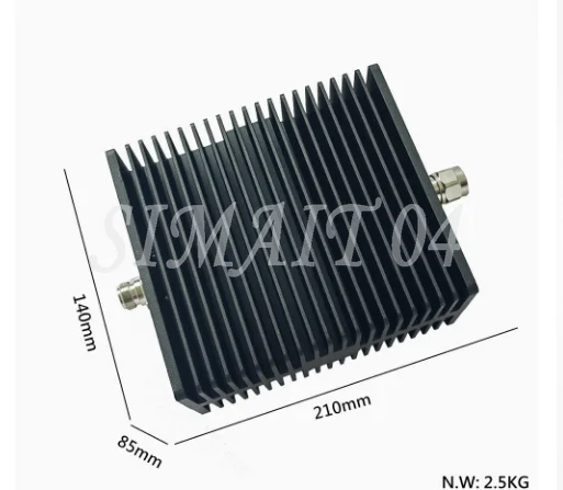 High Power 200W N RF Coaxial Fixed Attenuators DC - 3GHz 1,3,6,10,15,20,30,40,50dB Male in And Female Out