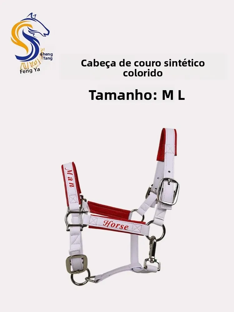 thickened-ultra-leather-halter-rope-strong-wear-resistant-tug-of-war-equipment-equestrian-supplies-training-headset