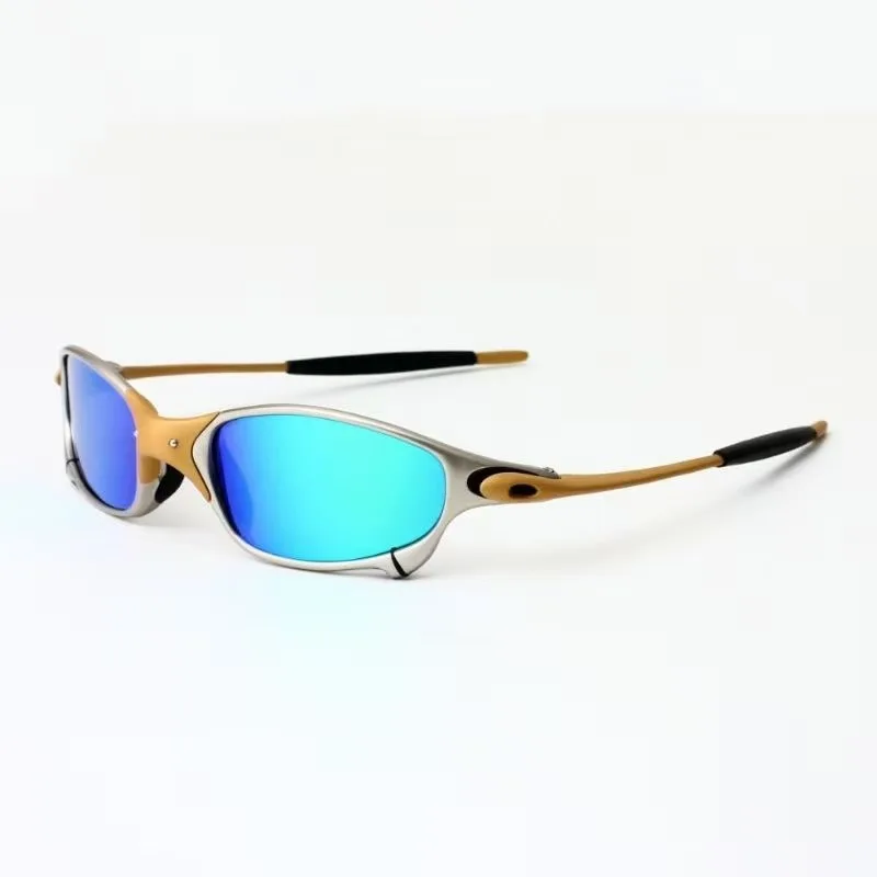 

Summer Outdoor Trendy Polarized Sunglasses for Men and Women Retro Gold Cycling and Driving Sunglasses