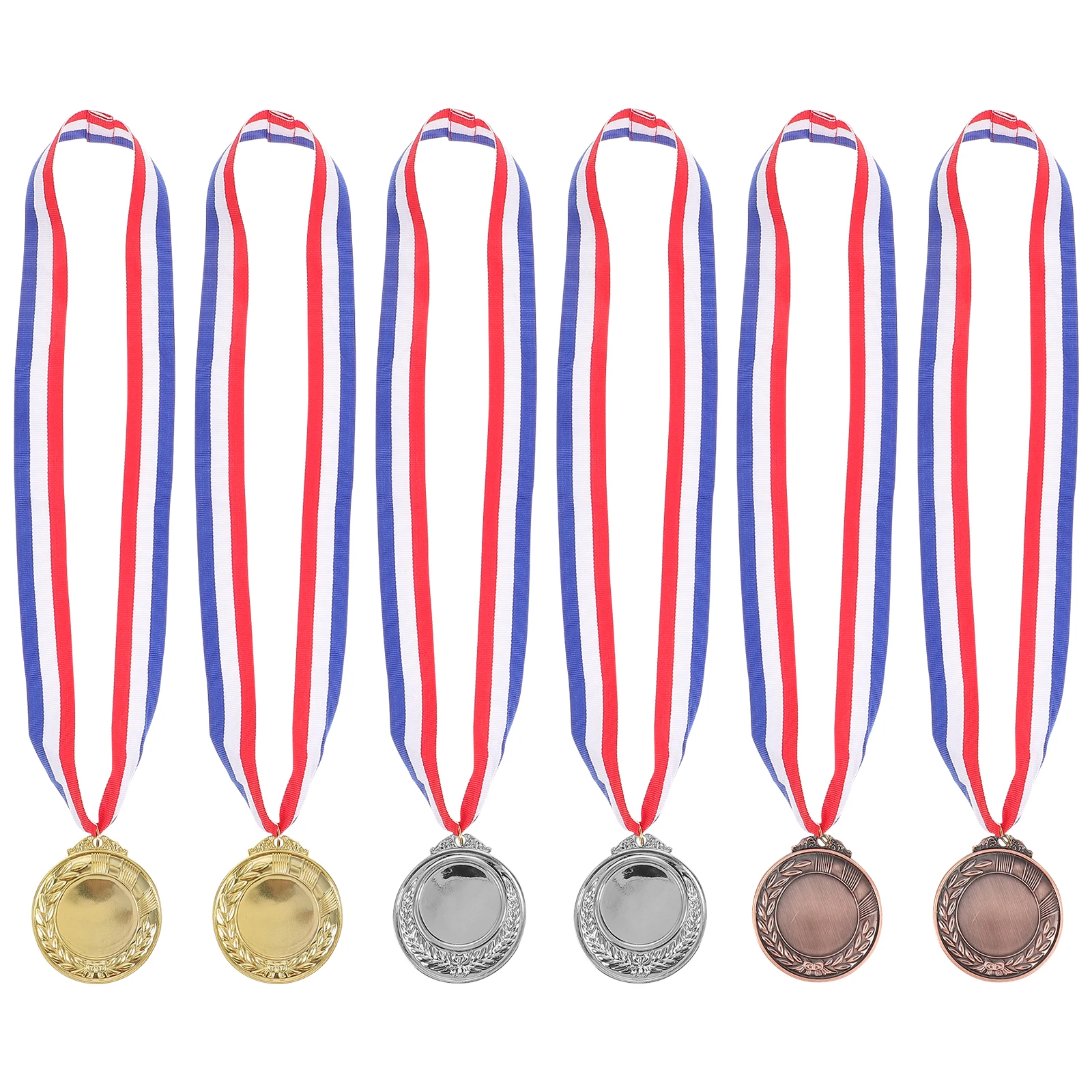 

6 Pcs Marathon Medals Metal Alloy Toys Winner Ribbons Children Competitions Prizes Team Sports Souvenirs