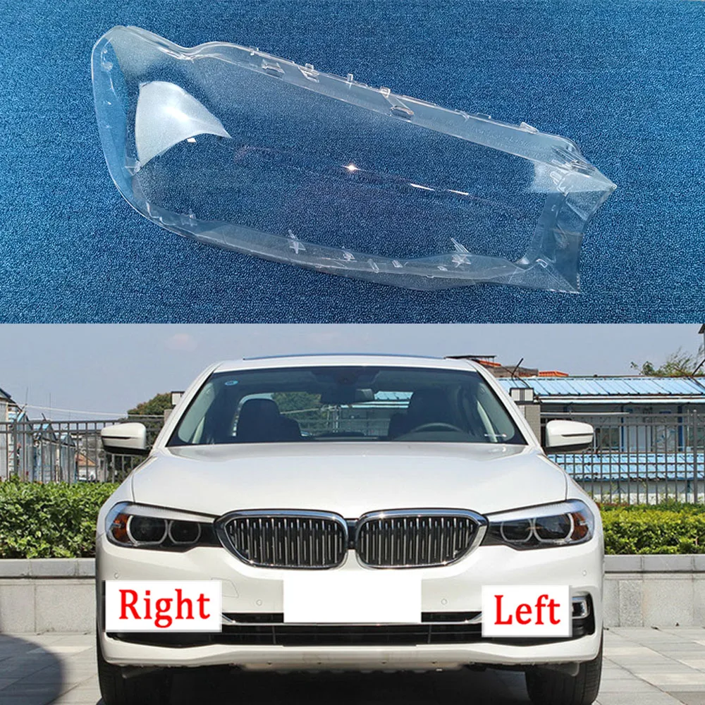 

Headlamp Headlights Cover Transparent Lampshades Shell Masks Lens For BMW 5 Series G30 G38 520i 523i 525i 528i 530i 2017-2020