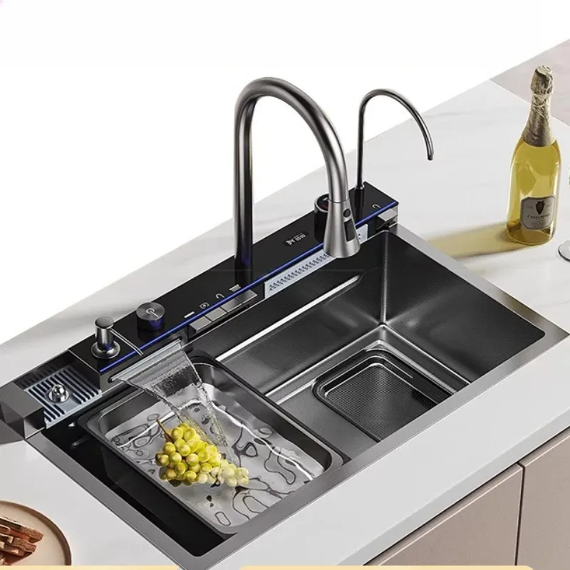 Stainless Steel Kitchen Sinks Basin Large Capacity Excellent Kitchen Sinks Resistance Home Improvement Lavelli Da Cucina ZY40SC