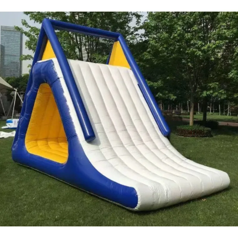 Inflatable mobile water park triangle slide small slide toy seesaw trampoline hot wheel floating toy