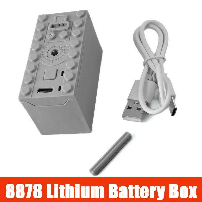caixa-de-bateria-de-litio-recarregavel-8878-com-porta-tipo-c-multiplas-funcoes-de-energia-e-pecas-de-controle-de-velocidade-para-blocos-de-montar-de-carros-e-trens-tecnicos