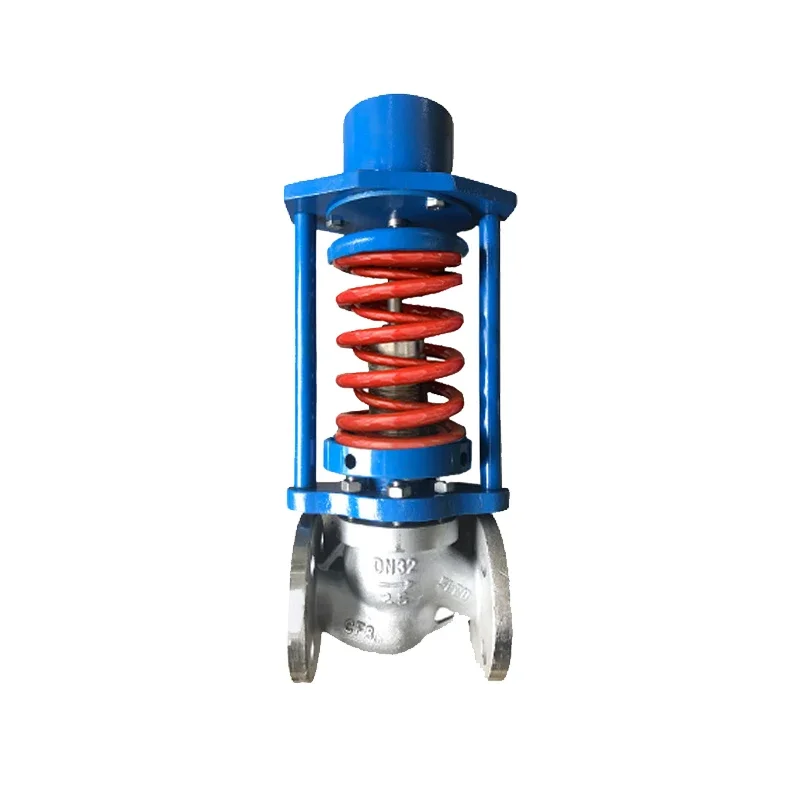 PN16 Flange End Stainless Steel 304 316 High Temperature Self Actuated Pressure Control Valve