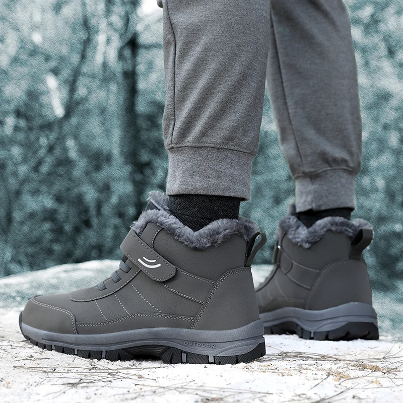 Herren-Wanderschuhe, neuer 2024, Modetrend, Freizeitstiefel, Outdoor-Wandersportschuhe, Schneestiefel, wasserdichte und warme Winterschuhe