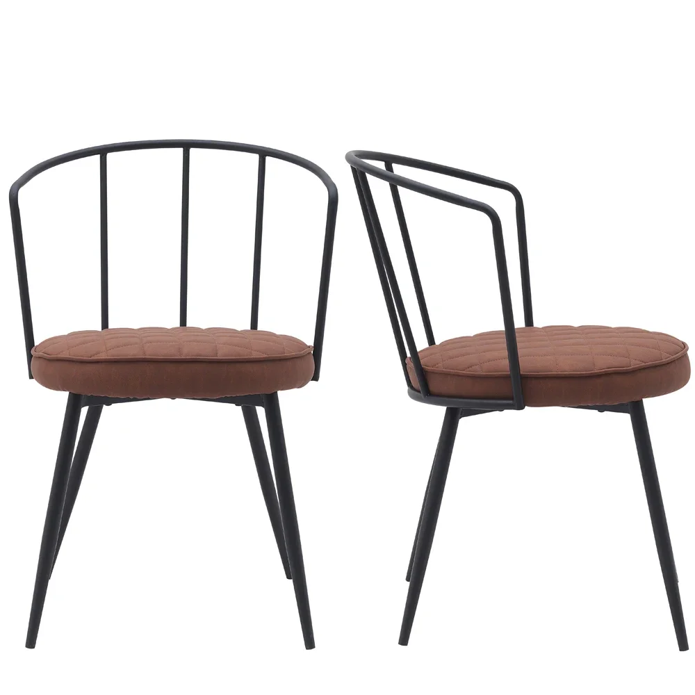 For Black Painting Kd Metal Legs Cafe Lounge Chair Upholstery Metal Frame Living Room Cafe Accent
