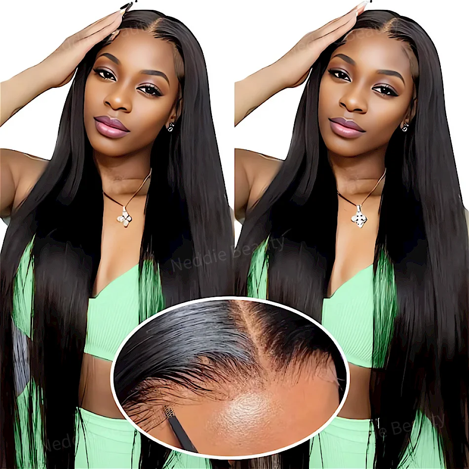 

5x5 Lace Frontal Wig Glueless Human Hair Wig Ready To Wear Short Bob Straight Wig 4x4 Pre Plucked Closure Wig Lace Front Wigs