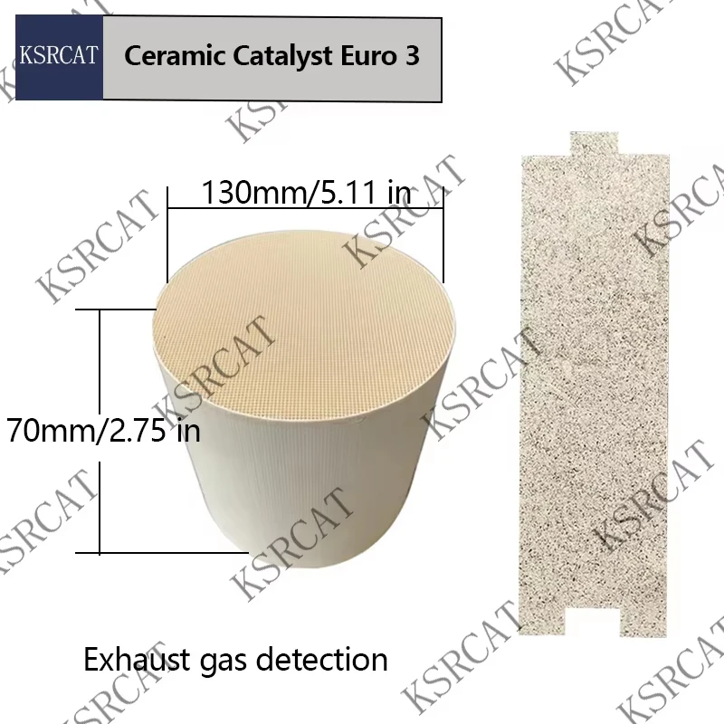 

Ceramic Metal Coated Catalytic Converter 130x70 Mm Euro3 Engine Performance Auto Part