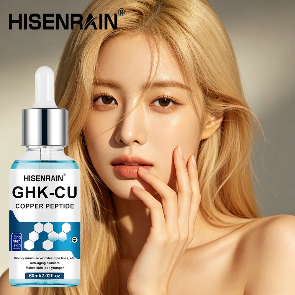 HISENRAIN GHK-CU Anti-Aging Gesichtsserum - Kupferpeptid Verjüngungsessenz für Straffung, Faltenreduktion & Hautregeneration. – Detail 6