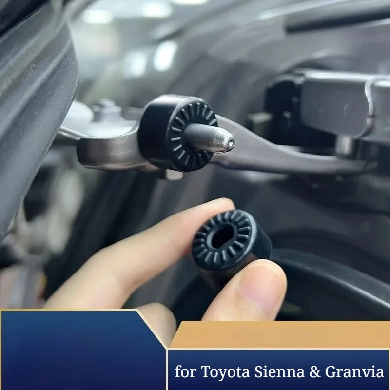 Sliding Door Latch Cover Rubber Ring For Toyota Sienna & Granvia - Shock Absorber Anti-Rattle Pad