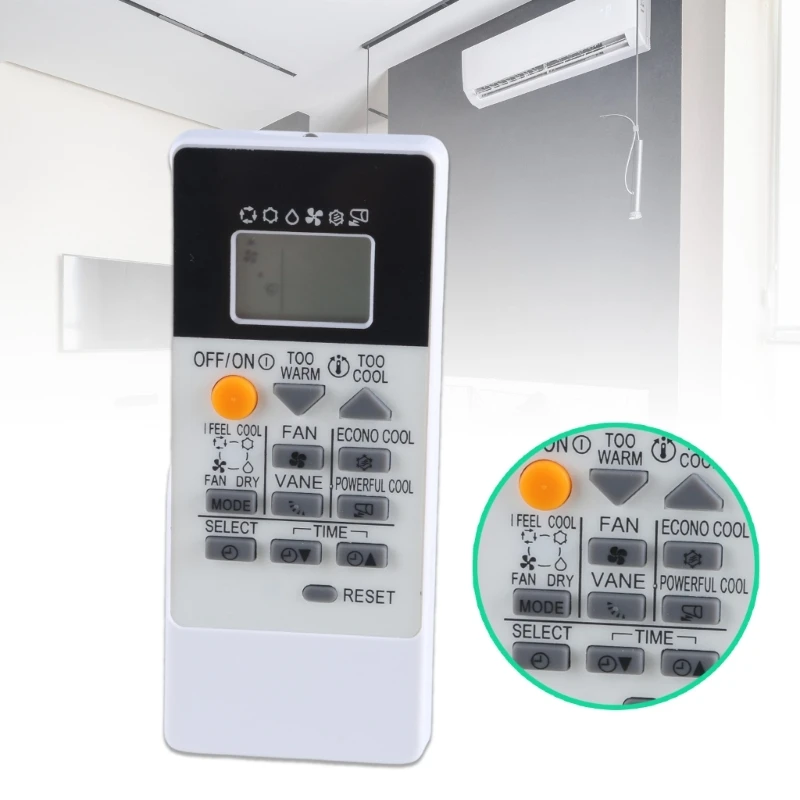 RU18A Remote For Air Conditioners Remote Control Simplify Indoor Climate Management MSZ-HJ25A MSZ-DM25VA 87HC