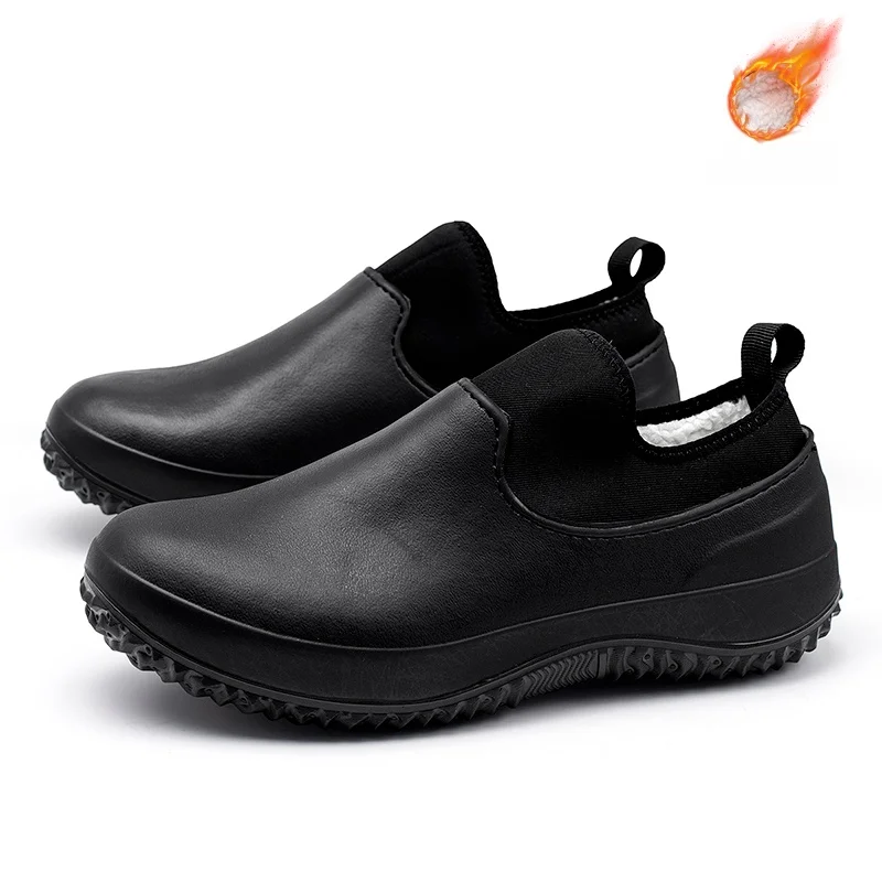 أحذية عمل المطبخ المقاومة للماء للرجال، أحذية الشيف المقاومة للزيت، أحذية المطر الناعمة والمريحة للجنسين، أحذية قطنية مقاس كبير