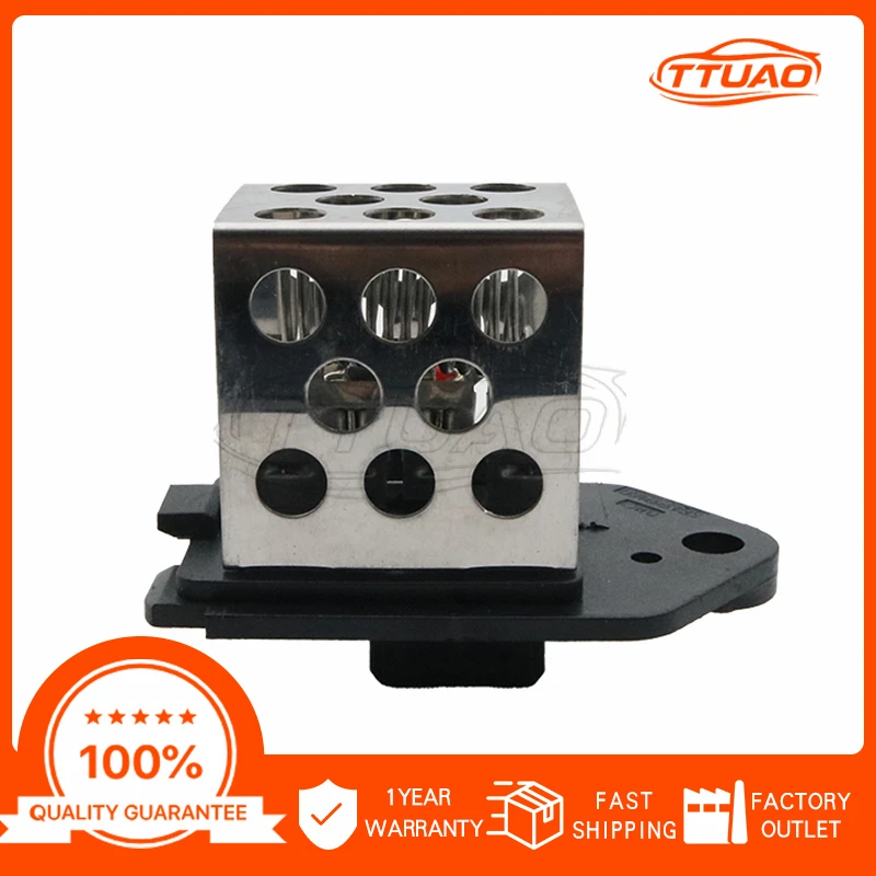 Heater Blower Fan Motor Resistor 9641212480 126763 1267E3 for Peugeot 206 307 CC 1998-2003 2004 2005 2006 2007 2008 2009 2010