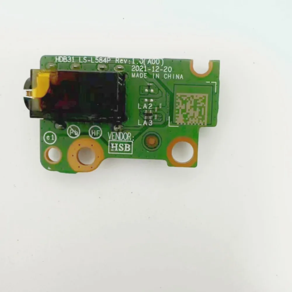 Original For DELL Latitude 7430 7330  Audio IO Board Headphone port board  LS-L584P