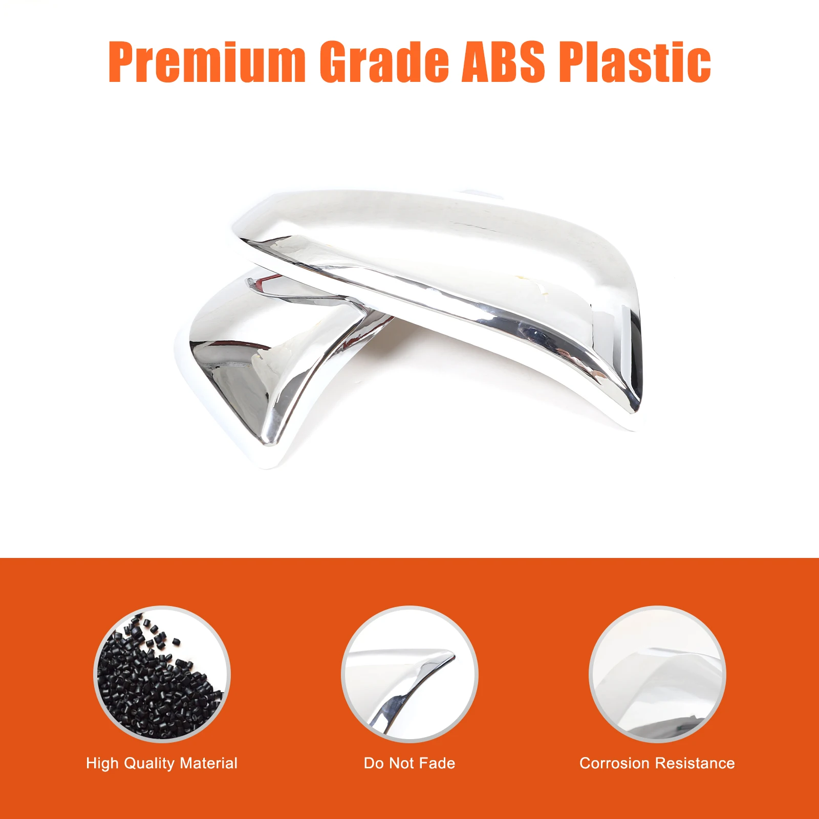 For Toyota Hilux/FORTUNER/RAV4/Highlander ABS car exterior rearview mirror cover protective cover exterior accessories