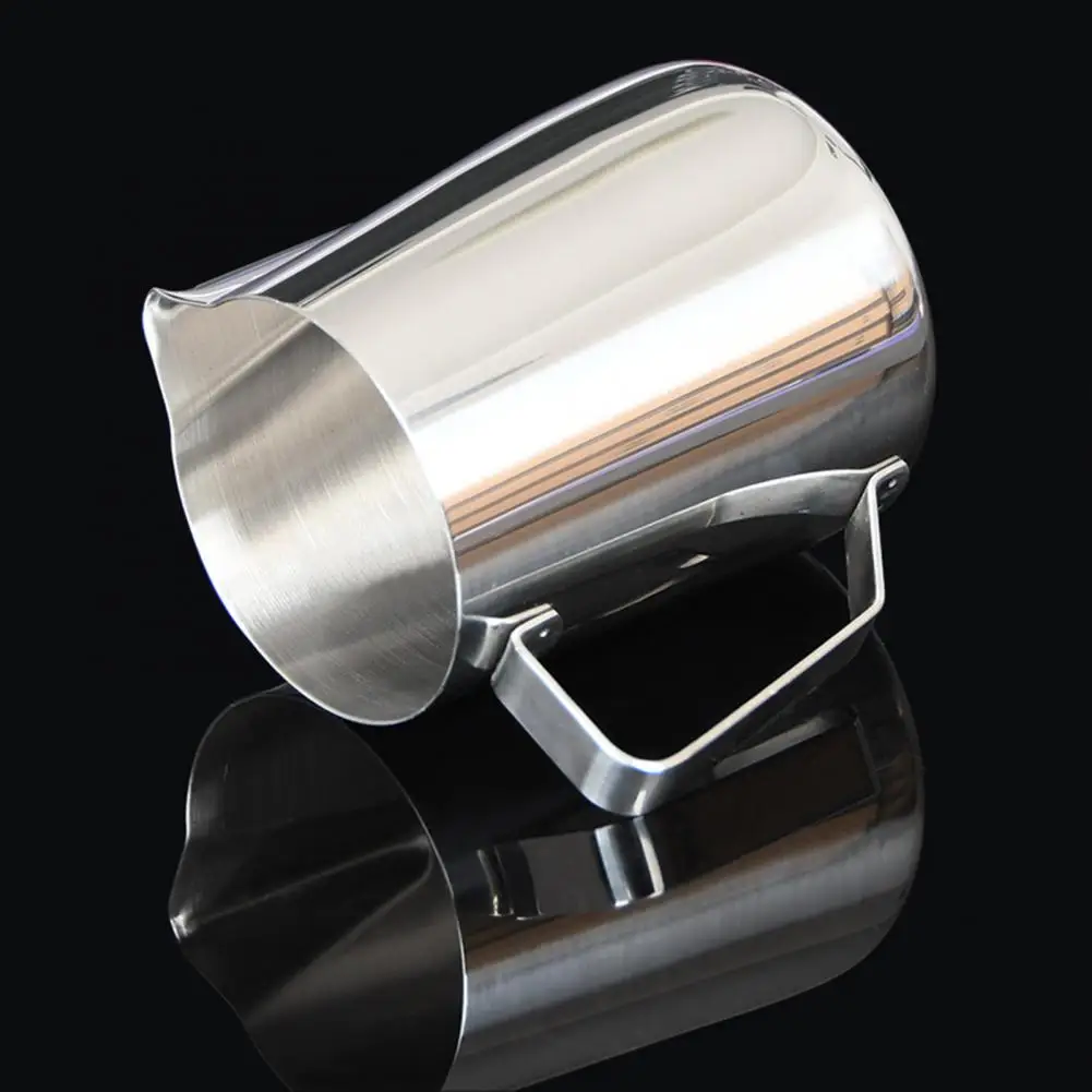 350/600ml Milk Frothing Pitcher Coffee Latte Milk Frothing Jug Frother Pitcher Stainless Steel Espresso Barista Pitcher Milk Pot