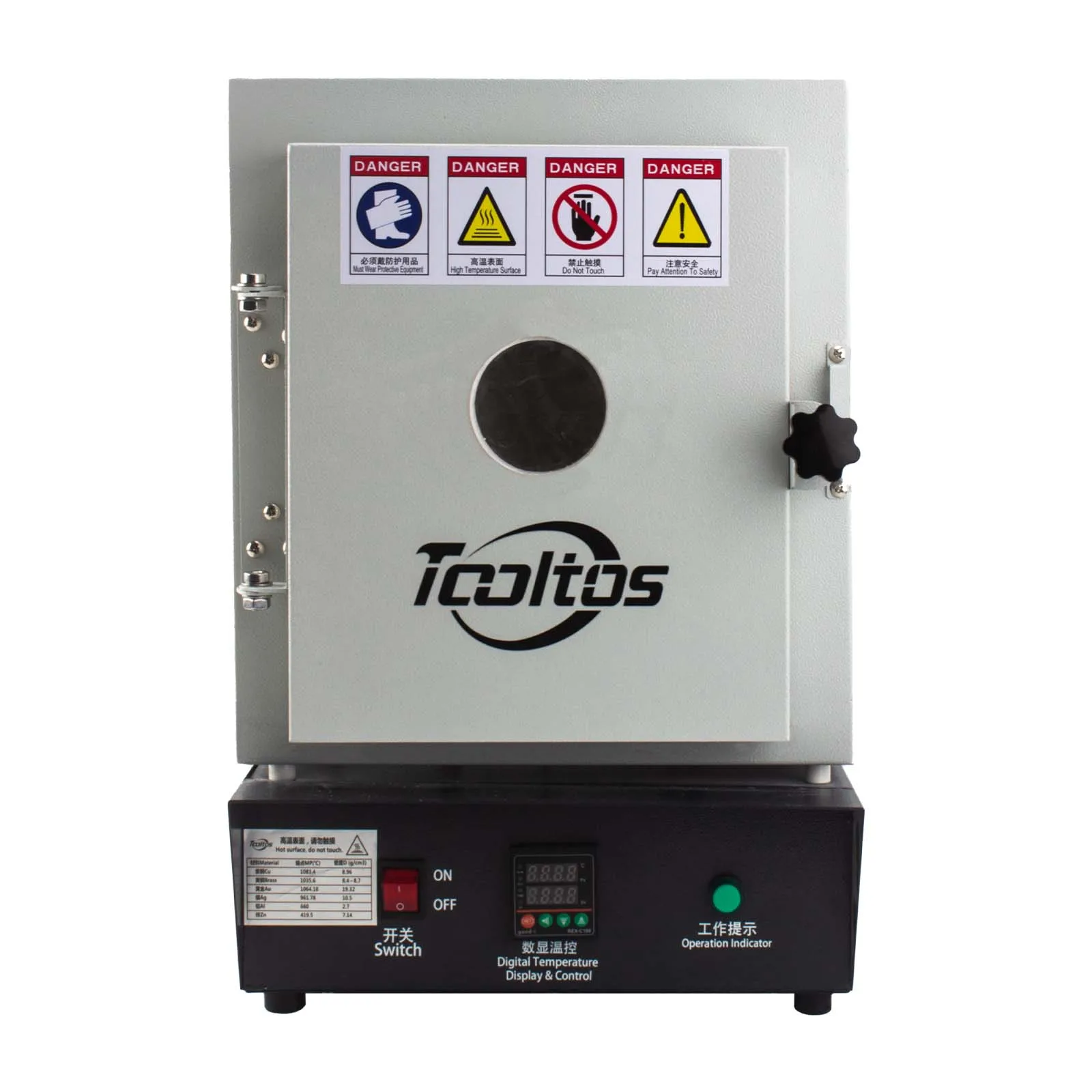 Professional Jewelry Mold Muffle Furnace 1150℃ | 1750W Constant Temp Oven with Viewing Window for Casting Making