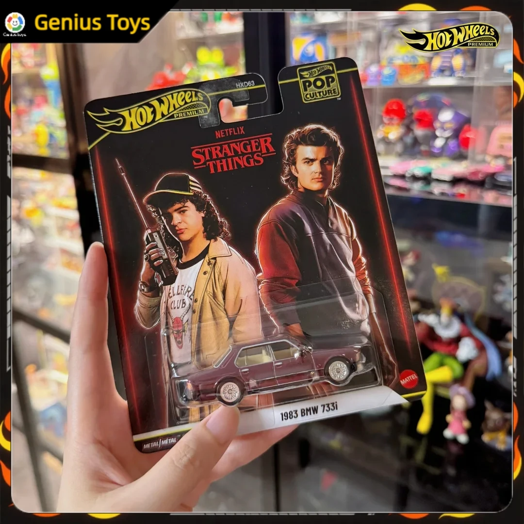 รถของเล่นสะสม โมเดลรถไดแคสต์ อัลลอยด์ ของแท้ ปี 2025 ฮอตวีลส์ พรีเมียม นิว ป๊อป คัลเจอร์ รถบีเอ็มดับเบิลยู 733i ปี 1983 ขนาด 1:64 ของขวัญ