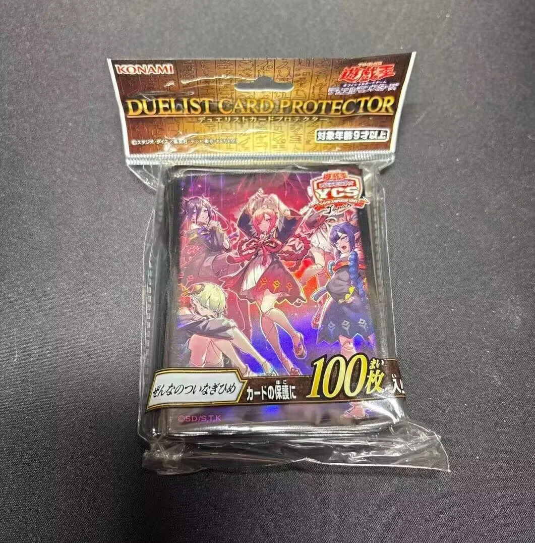 100-protege-cartes-scelles-officiels-yugioh-konami-duel-monsters-ycs-japan-zenna-no-tsuinagihime-pour-collectionneurs