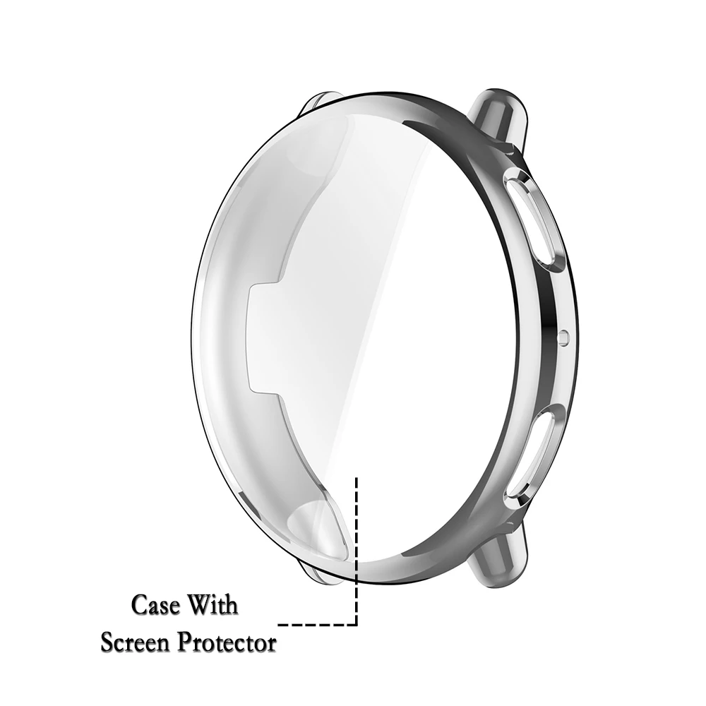 Etui na zegarek Huami Amazfit Active 2 Miękkie i trwałe etui ochronne z TPU Rama zegarka Akcesoria dekoracyjne