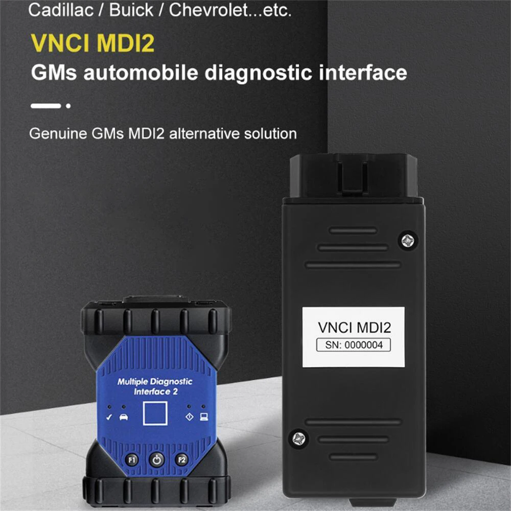 VNCI MDI2 for GM models from 1996 Diagnostic Interface Support CANFD and DoIP,Compatible with TLC, GDS2, DPS,Tech2win Software