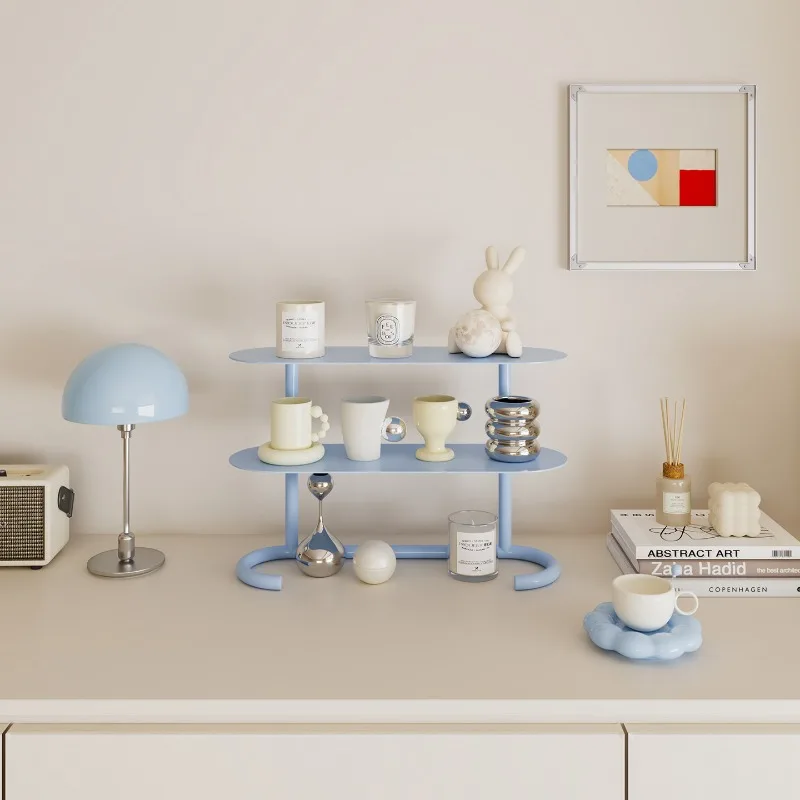 

Многофункциональная напольная полка-органайзер Dopamine Iron C-Arc для кухни и ванной комнаты, с разделителями, легко моется