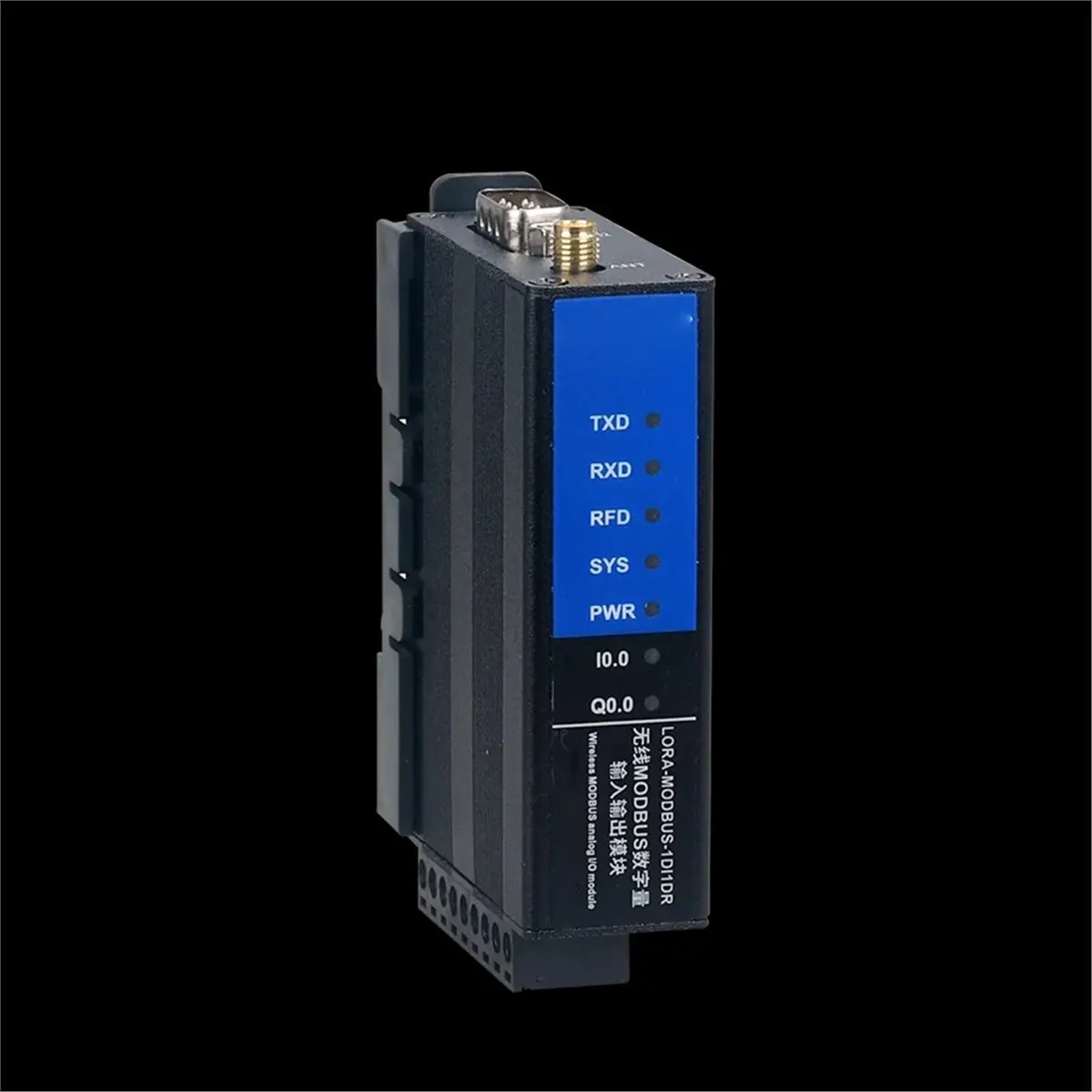 A41T LORA-MODBUS-1DI1DR LORA Wireless Module Remote Control Transparent Transmission Digital Input Relay Output 3m Antenna