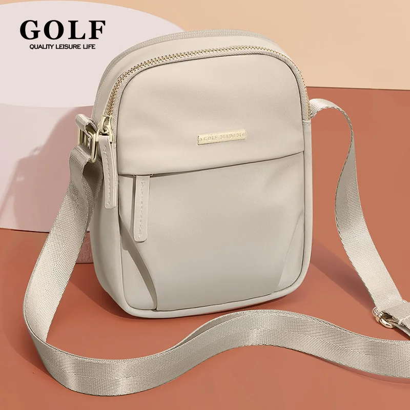 GOLF Crossbody Bags Women Nylon Mini Crossbody Shoulder Purse Cute Lady Bag Ladies Cell Phone Rectangular Bags Original Brand