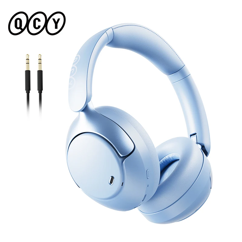 QCY H3 PRO Adaptieve ANC draadloze hoofdtelefoon Over-ear headset 50dB met LDAC Hi-Res draadloze audio Bluetooth 5.4 dubbele verbinding