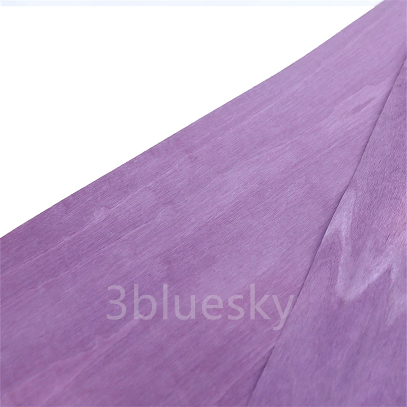 Natural Wood Veneer Stained Dyed Maple for Furniture about 0.4-0.5mm Purple