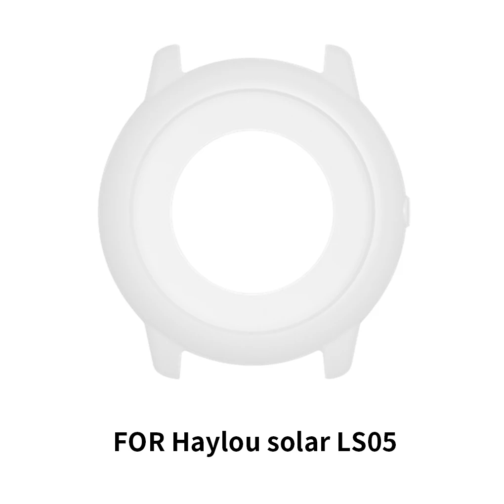 Smart Watch Protective Cover Silicone Watch Protector Case Watch Protect Shell Frame for Haylou Solar LS05