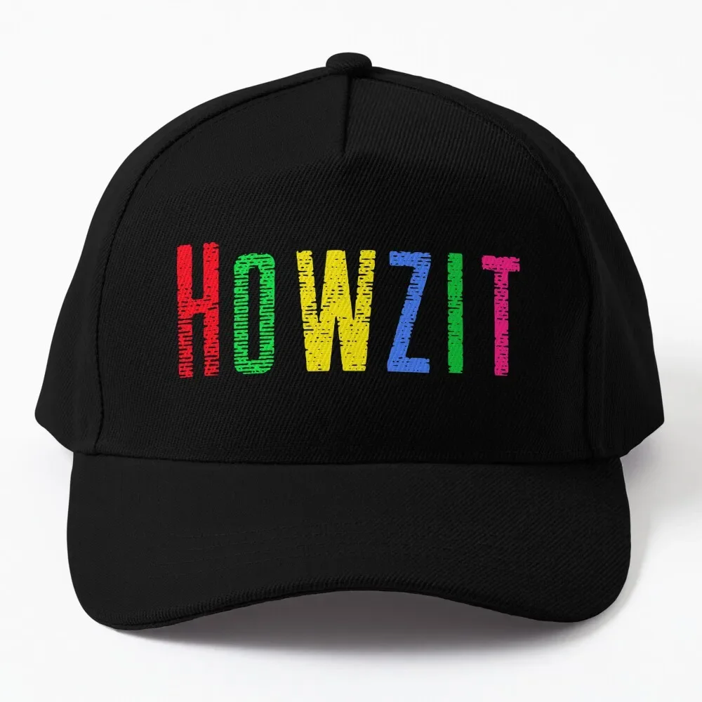 South African - Howzit Baseball Cap Hat Man For The Sun black beach hat Vintage Hat Men Women'S