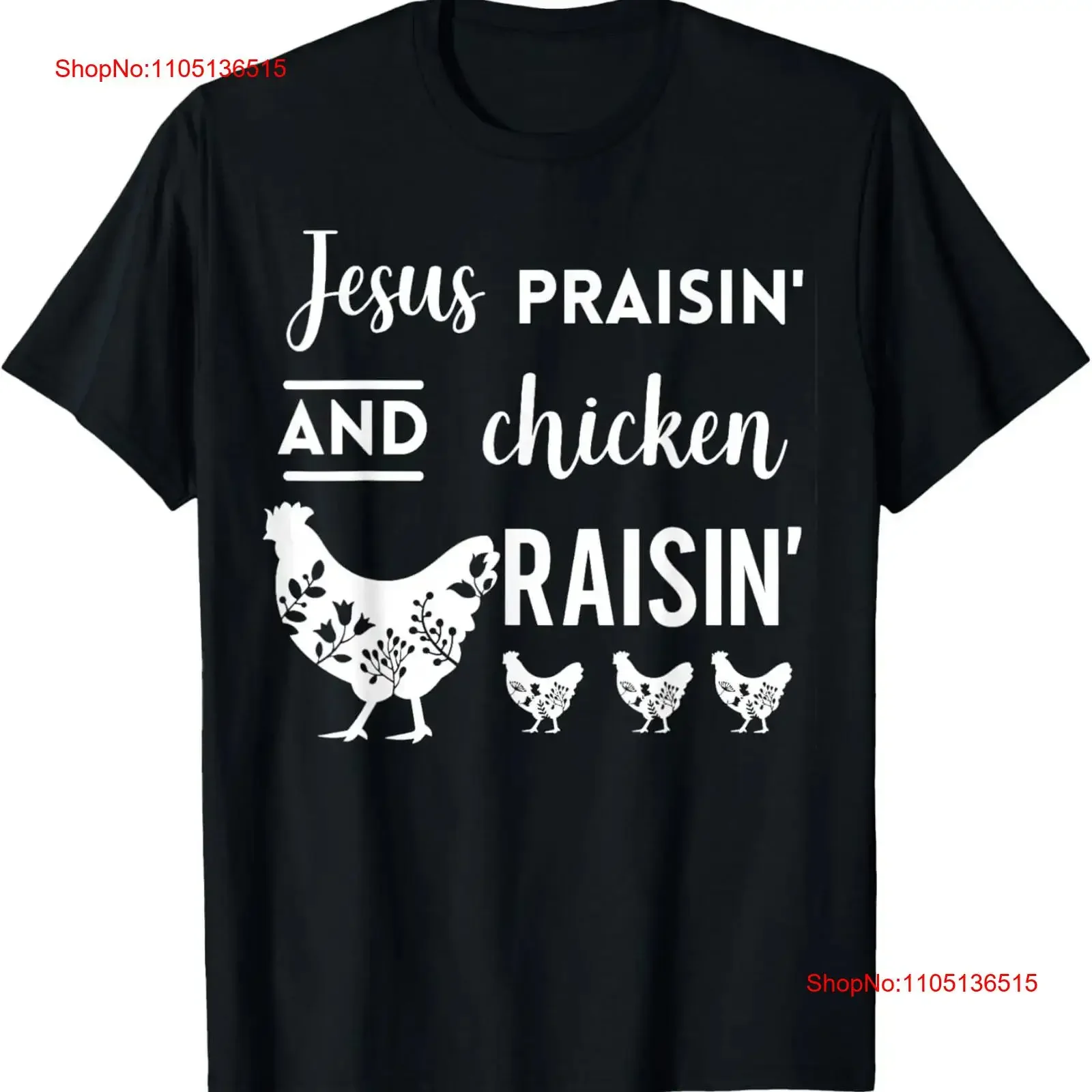 Jesus Praising And Chicken Raising T Shirt  vintage Washed designer clothes Soft fashion Breathable Versatile graphic