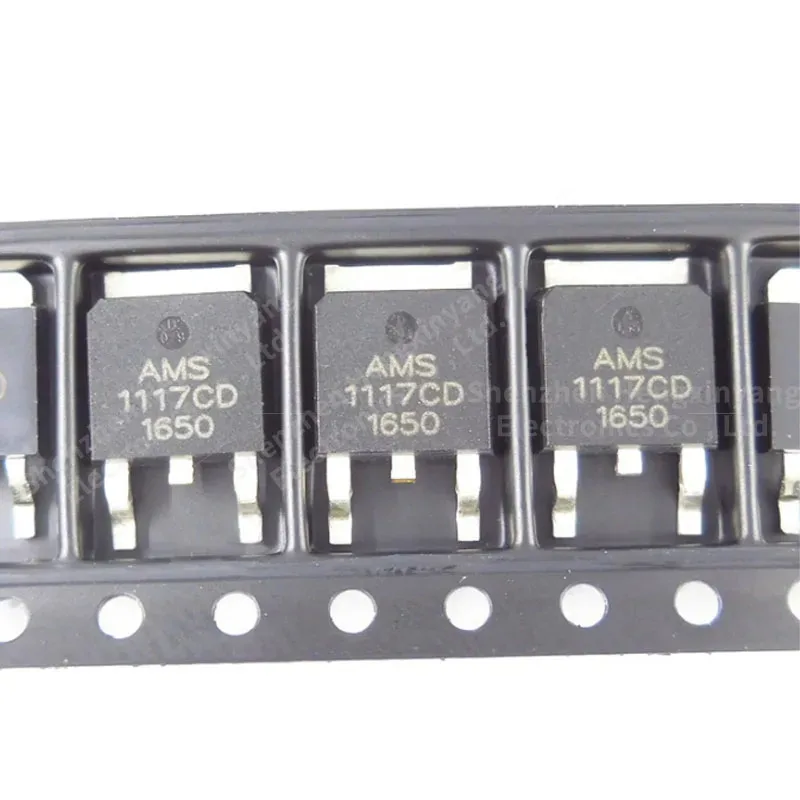 10PCS AMS1117-ADJ AMS1117CD TO252 Chip linear velocity IC controller